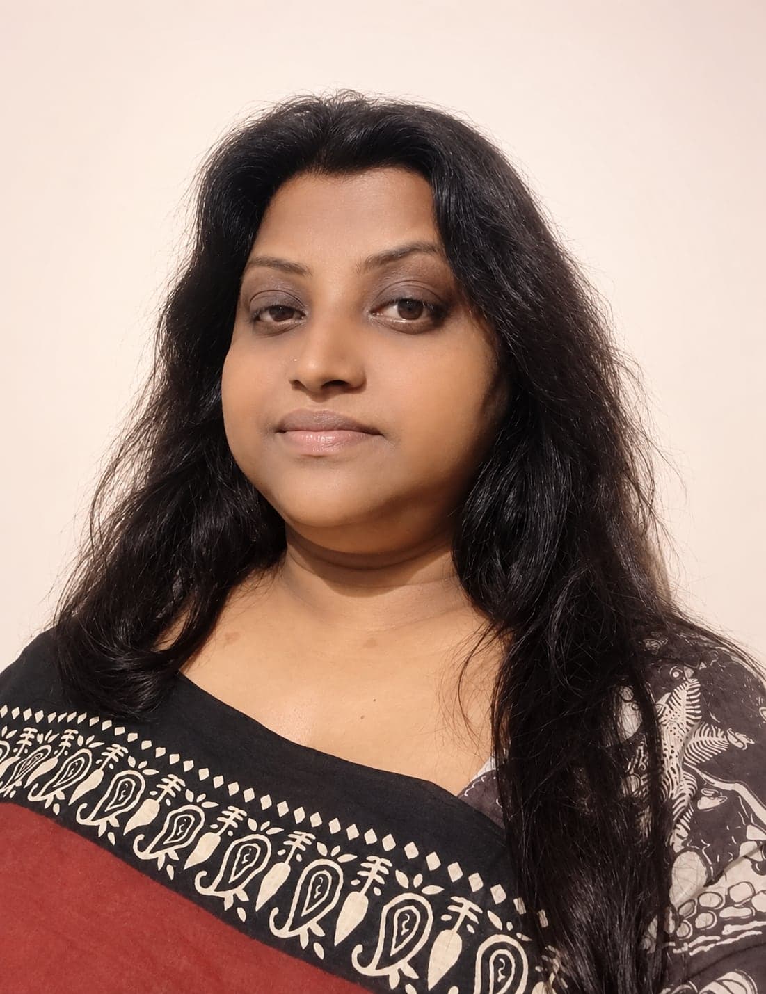Before Face Yoga result — Student before and after regular Face Yoga practice, front-facing portraits